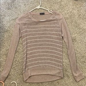 Tight knit striped sweater